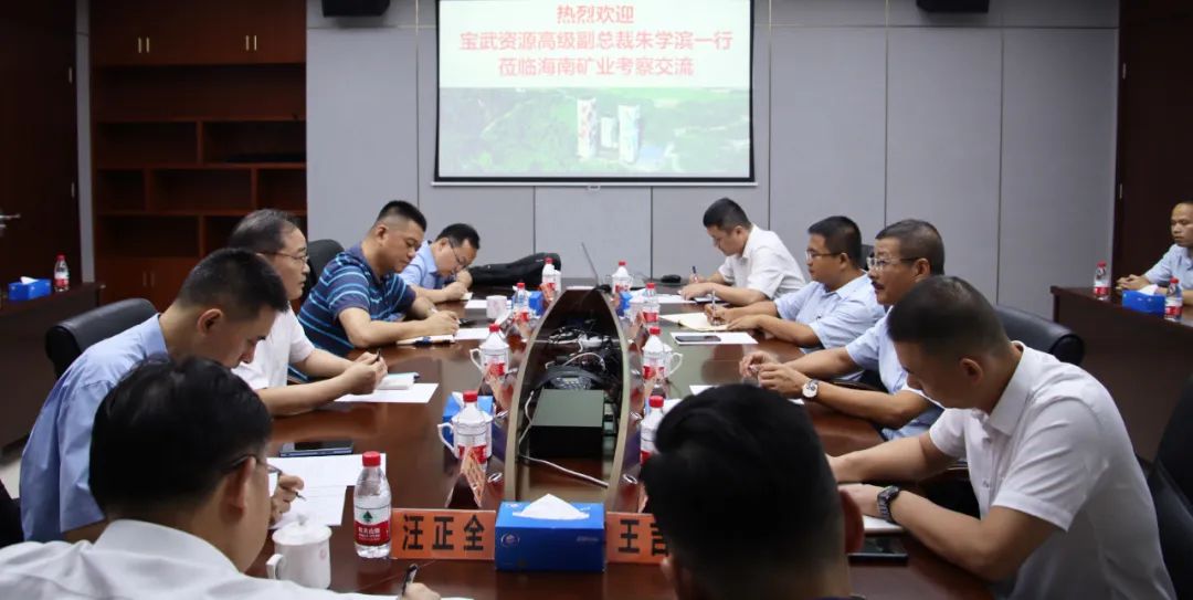 宝武资源高级副总裁朱学滨一行到访Z6尊龙 共商深入合作