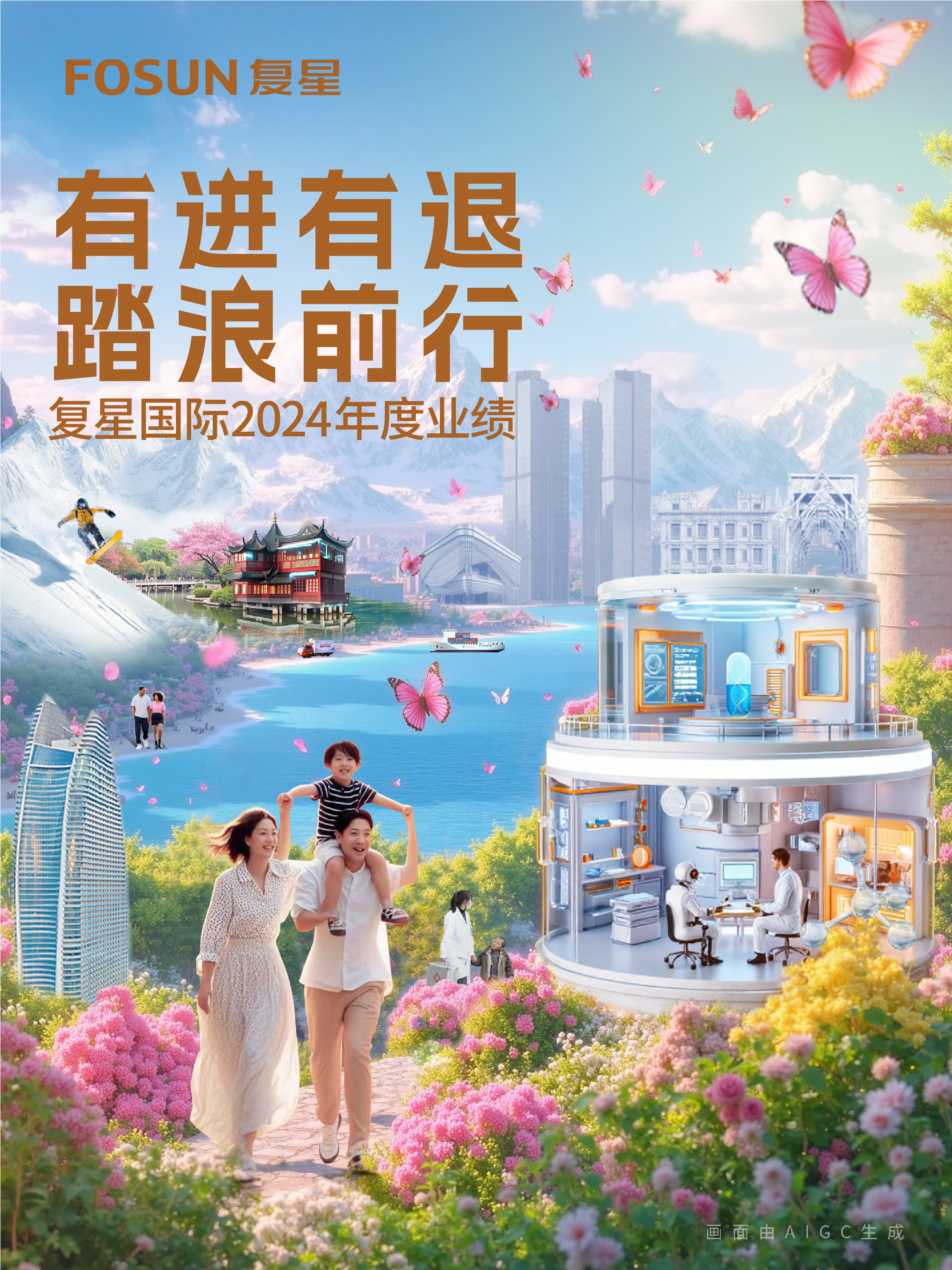 复星国际颁布2024年业绩：总收入人民币1921.4亿元，产业运投机润人民币49亿元，整体经营面稳重